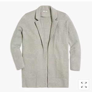J Crew open front sweater blazer
